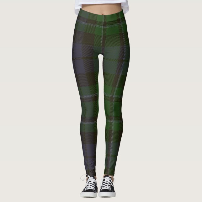Leggings Plaid de clan de tartan de MacCallum (Devant)