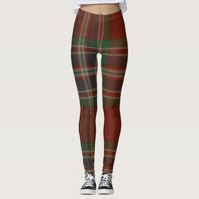 Leggings Plaid de clan de tartan de MacFarlane (Devant)