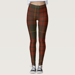 Leggings Plaid de clan de tartan de MacQueen