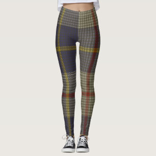 Leggings Plaid de clan de tartan de MacRae