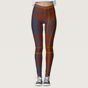 Leggings Plaid de clan de tartan de maître d'hôtel