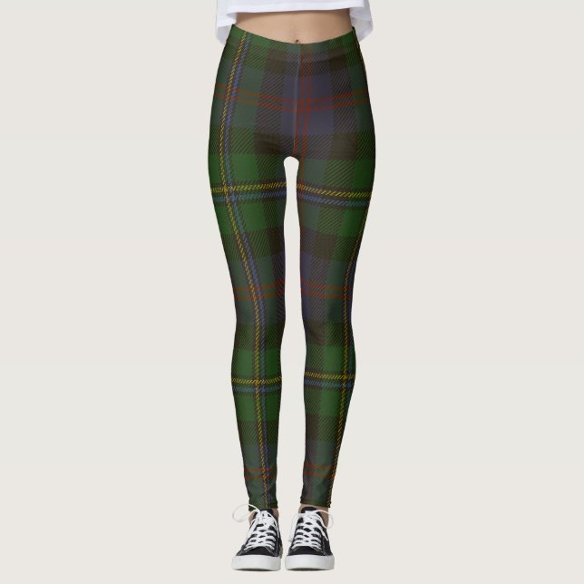 Leggings Plaid de clan de tartan de Malcolm (Devant)