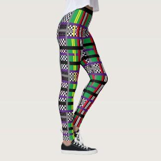 Leggings Plaid Racer
