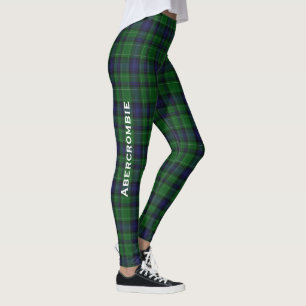 Leggings Plaid Tartan Personnalisés Abercrombie