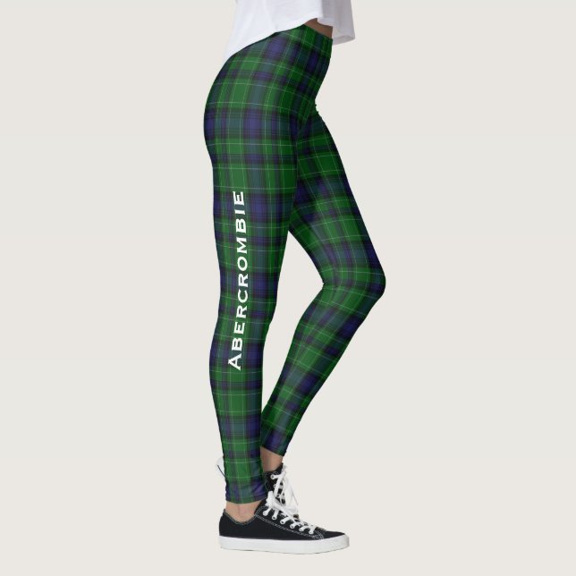 Leggings Plaid Tartan Personnalisés Abercrombie (Droite)