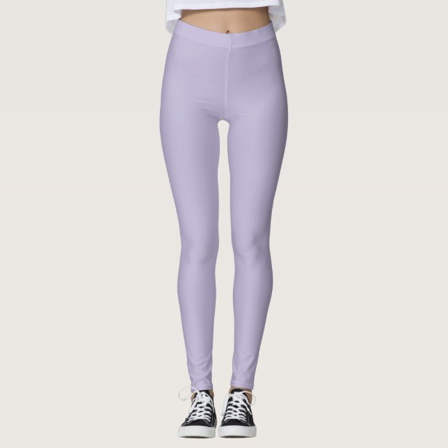 Leggings Plain dusty lavender solid color (Devant)