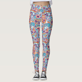 Leggings plaisir de l'eau poisson violet
