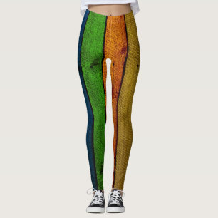 Leggings planches en bois de belle couleur