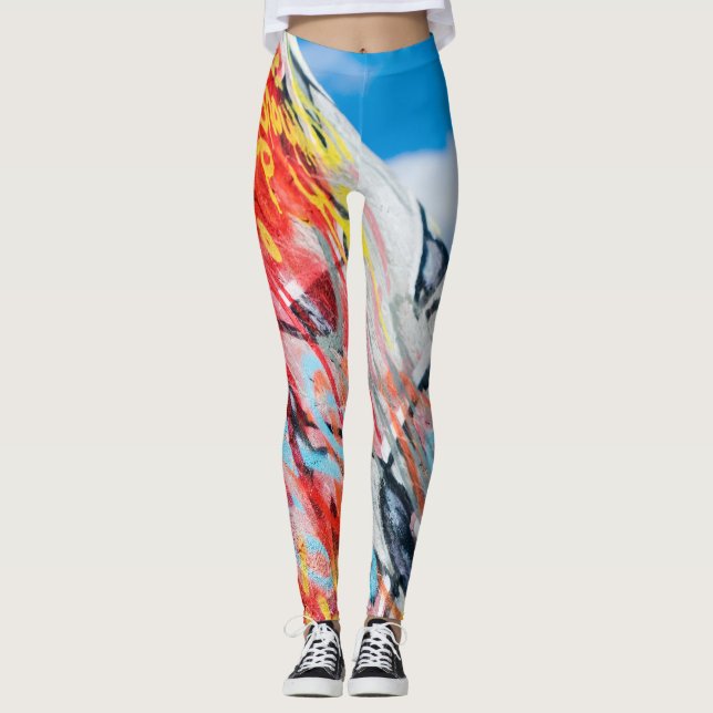 Leggings planète graffiti (Devant)