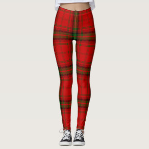 Leggings Plaque rouge vert tartan MacDougall