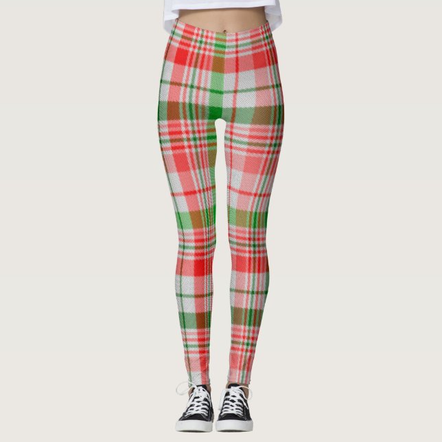 Leggings plaqués de Noël (Devant)