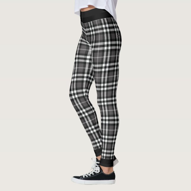 Leggings plaqués noir et blanc (Gauche)