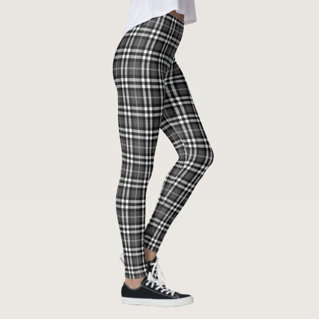 Leggings plaqués noir et blanc (Droite)
