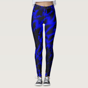 Leggings Plasma bleu