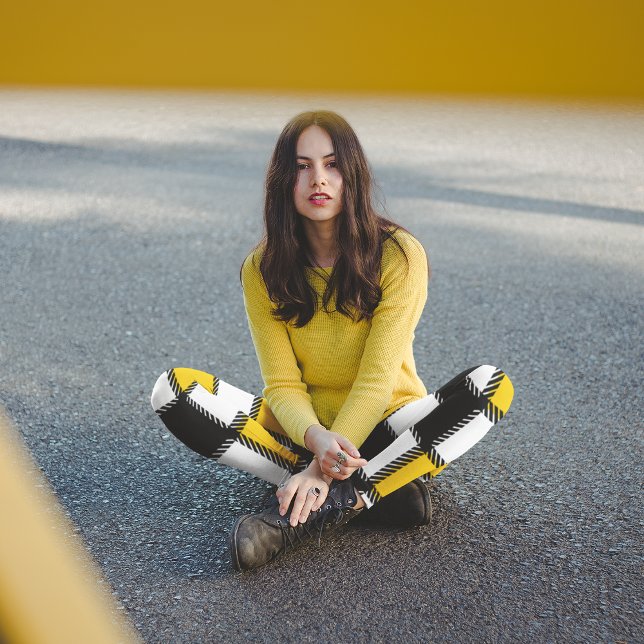 Leggings Plat noir jaune (Créateur téléchargé)