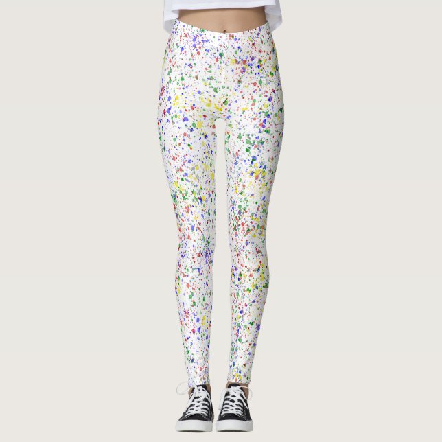 Leggings Plateau de peinture primaire KiniArt (Devant)