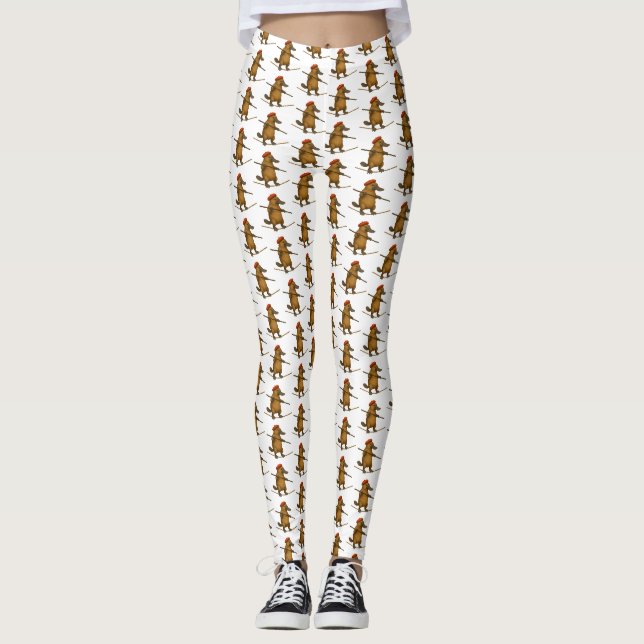 Leggings Platon ornithorynque funambule (Devant)