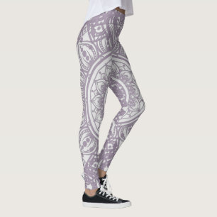Leggings Plein graphique Mandala couleur tendance pour Yoga