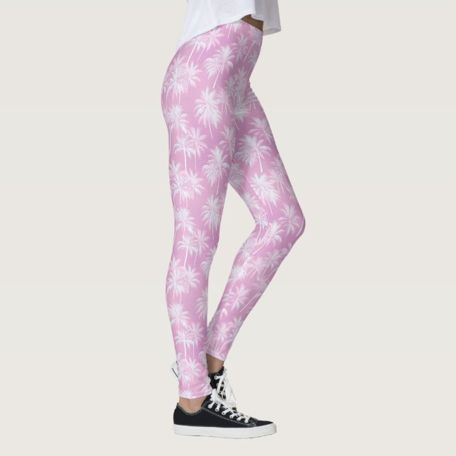 Leggings Plum Motif de silhouette de palmier hawaïen ID1093 (Droite)