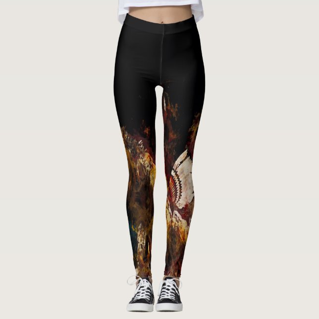 Leggings Plumes dansantes (Devant)