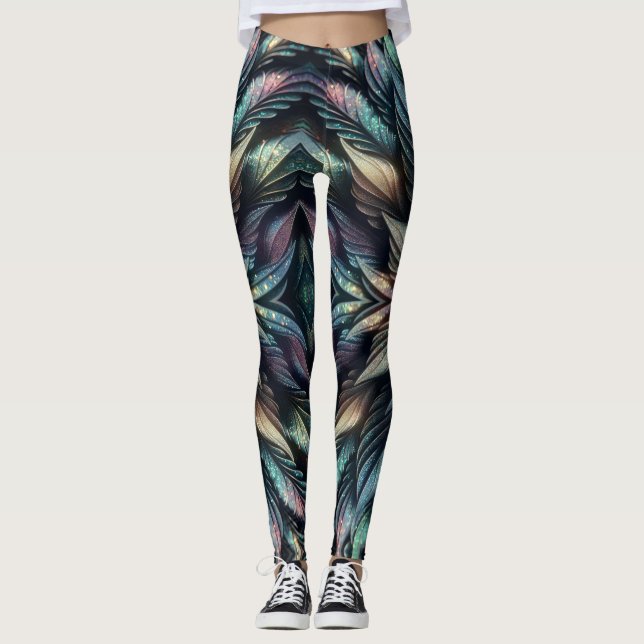 Leggings Plumes Mythiques (Devant)