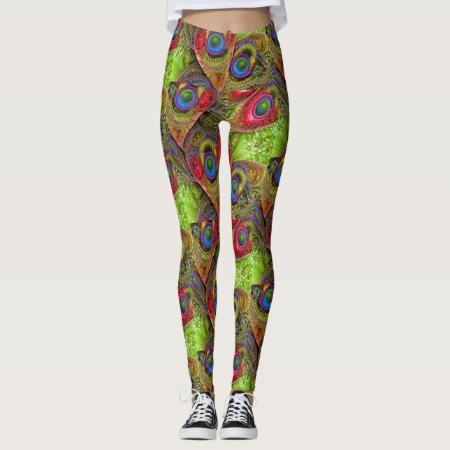 Leggings Plumes Paisley2 (Devant)