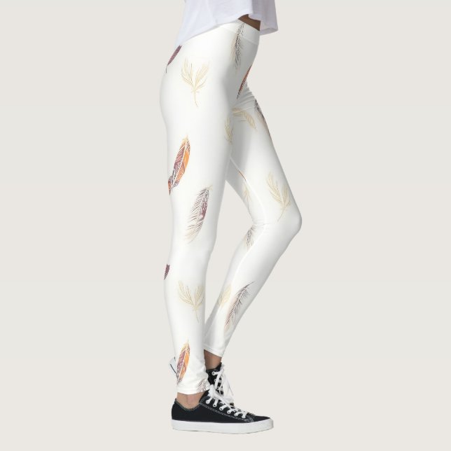 Leggings Plumes Tendance Collection Luxe Boho (Droite)