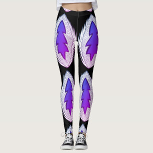 Leggings Plumes volantes