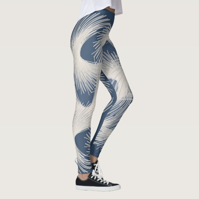 Leggings Plumes volantes blanches (Droite)