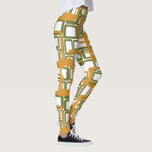 Leggings Plus D'Ouverture Des Rectangles Modernes Du Milieu (Droite)