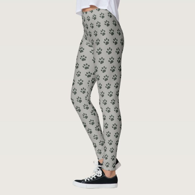 Leggings Poches de chien animal de compagnie gris (Gauche)