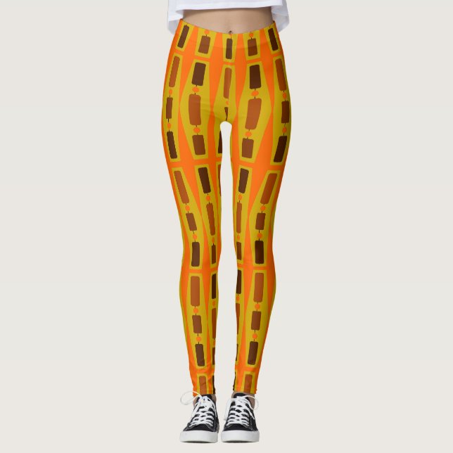 Leggings Poignées murales en bois (Devant)