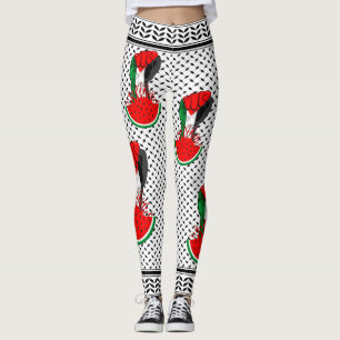 Leggings Poing de résistance palestinienne sur le symbole d