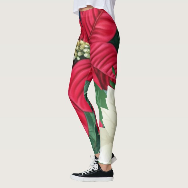 Leggings Poinsettia (Gauche)