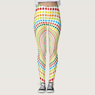 Leggings Points de bonbons colorés