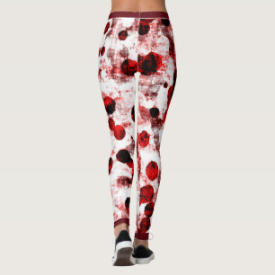 Leggings Points rouges souillés