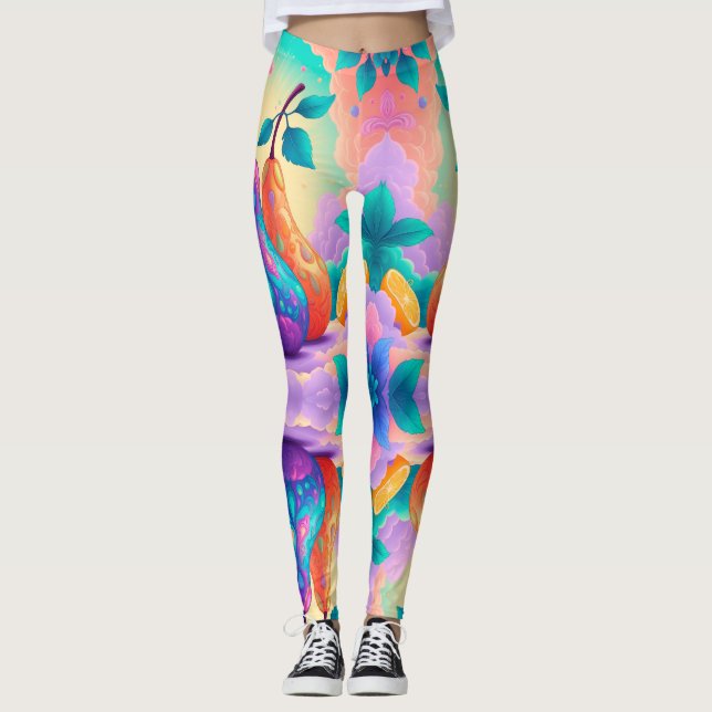 Leggings Poire colorée (Devant)