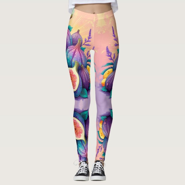 Leggings Poire colorée (Devant)