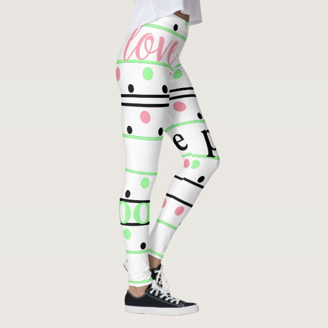 Leggings Pois Aimer Monogramme initial (Droite)