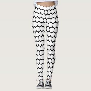 Leggings POIS BLANCS, HALLOWEEN LEGINGS Black