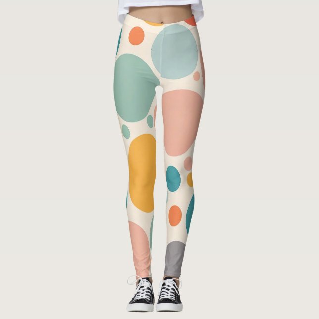 Leggings Pois coloré (Devant)