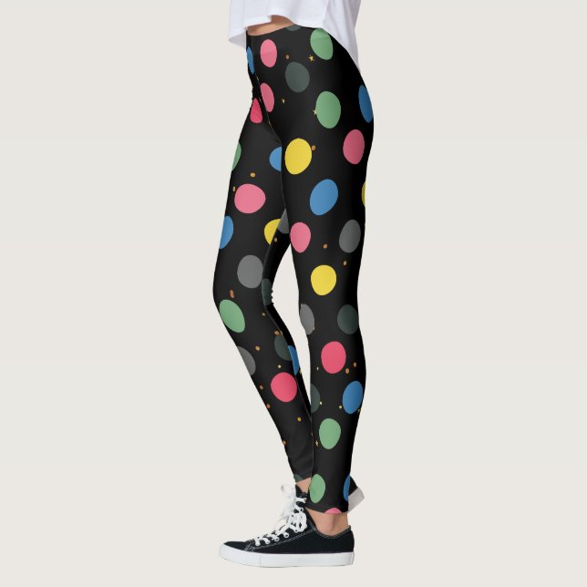 Leggings Pois coloré (Gauche)