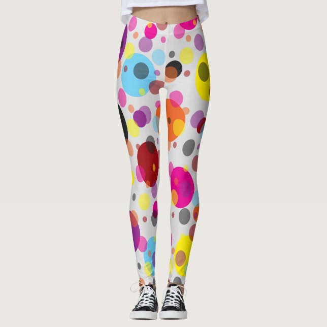Leggings Pois coloré (Devant)
