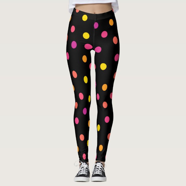 Leggings pois colorés (Devant)