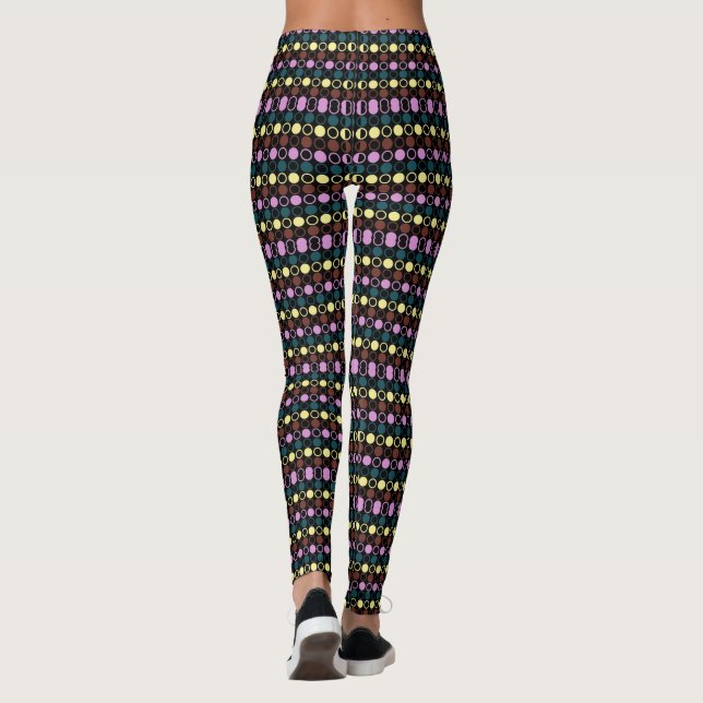 Leggings Pois moderne classique (Dos)