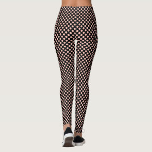 Leggings Pois rose