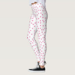 Leggings Pois rose mignon et preppy<br><div class="desc">Ce design présente un motif aléatoire de petits pois ! D'autres jeux de couleurs ainsi que des éléments de coordination sont disponibles dans cette conception. Contactez-nous si vous avez besoin que ce design s'applique à un produit spécifique ! Merci tellement pour voir un DoodleLulu par 2 june conception de bogues!...</div>