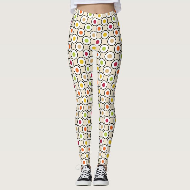 Leggings Pois Sushi Maki (Devant)