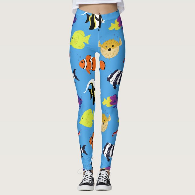 Leggings Poisson clown et amis (Devant)