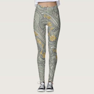 Leggings poisson de mosaïque